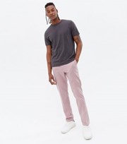 New Look Pink Mid Rise Slim Suit Trousers